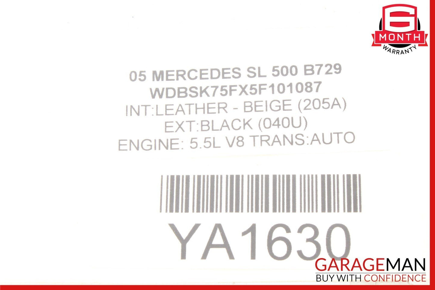03-12 Mercedes R230 SL500 SL550 SL55 AMG Headlight Control Switch Controller