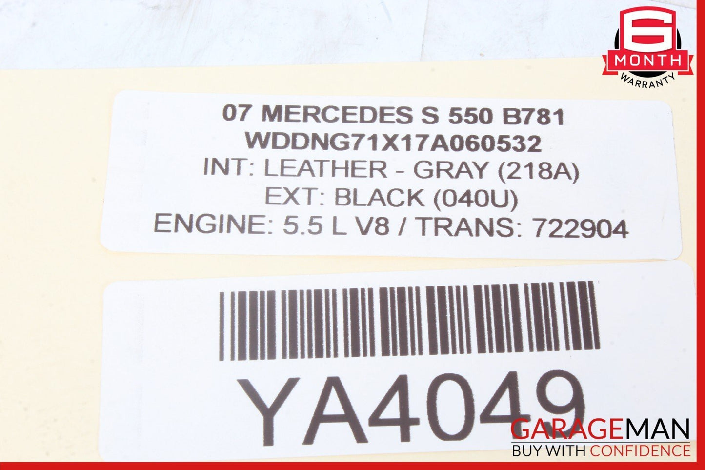 07-10 Mercedes W221 S550 CL65 AMG Antenna Amplifier Booster Module OEM