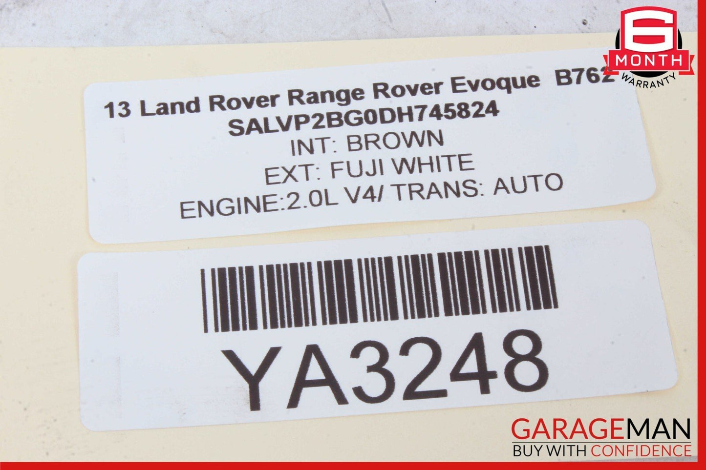 12-13 Range Rover Evoque L538 Front Right Passenger Side Door Control Module OEM
