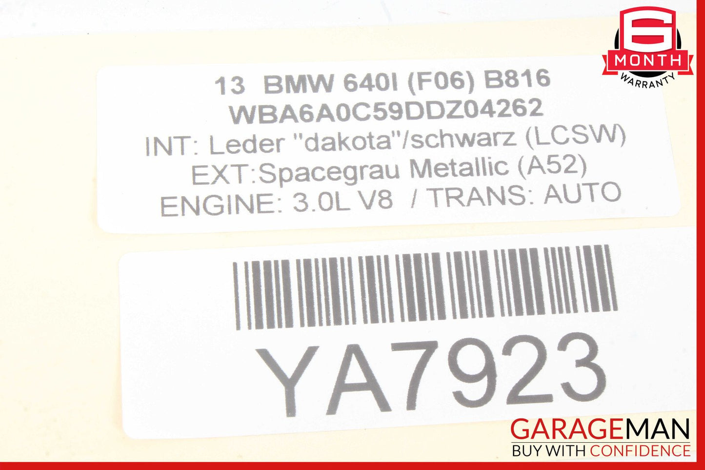 13-19 BMW 640i F06 Xenon Headlight Ballast Control Module OEM