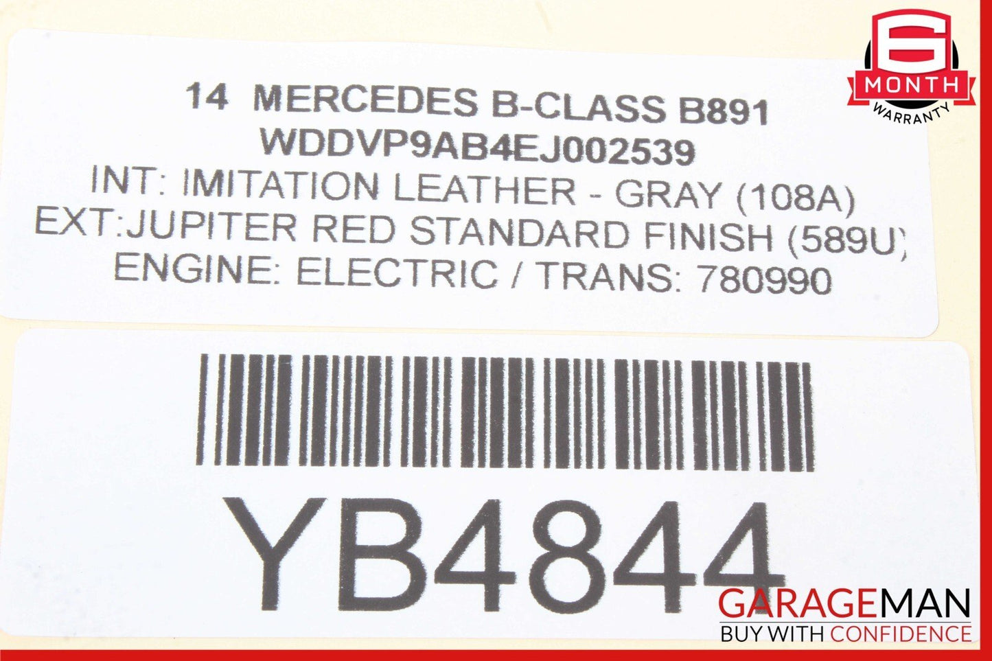 14-17 Mercedes B-Class W242 W246 Tesla Thermal Control Module 1016898-00-D OEM