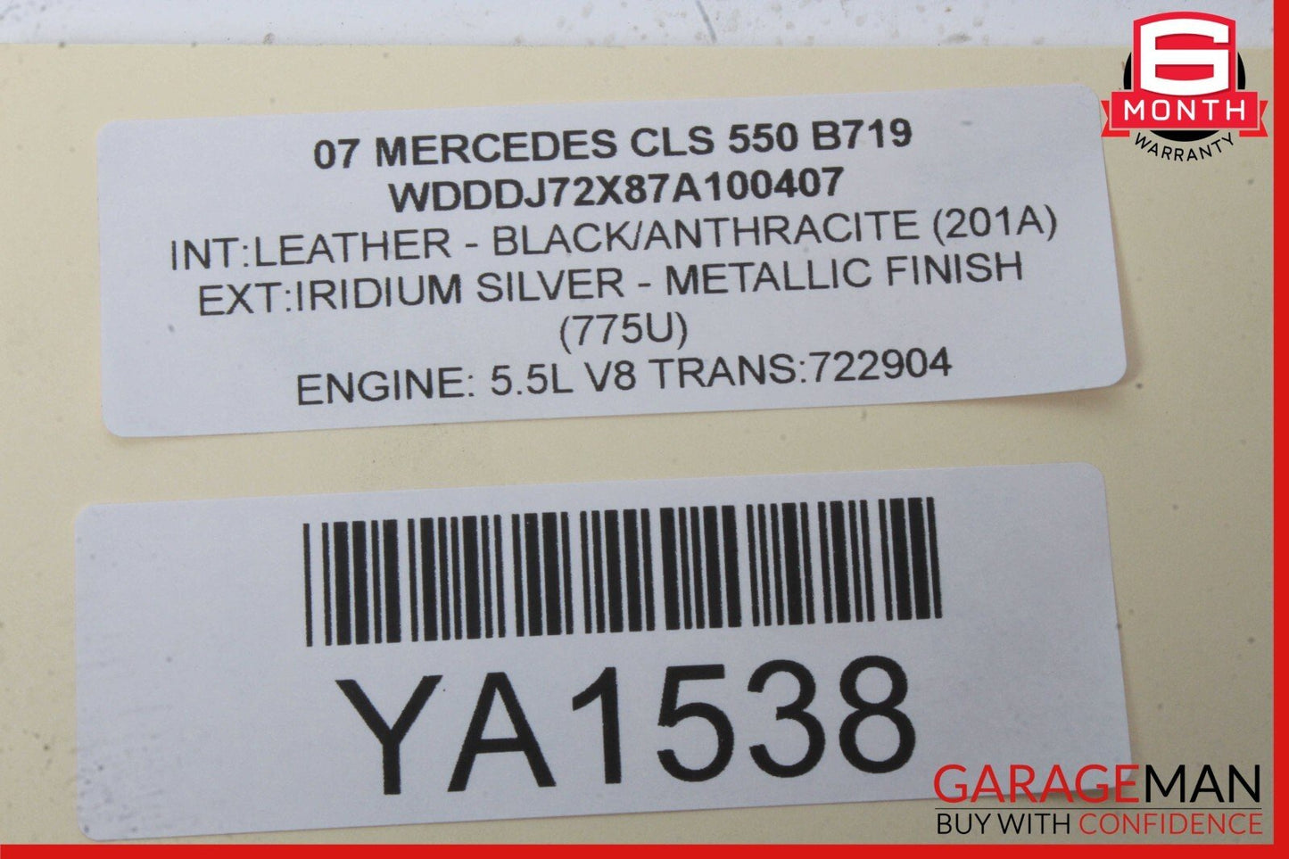 07-14 Mercedes W216 CL550 Active Body Control ABC Suspension Module Control OEM