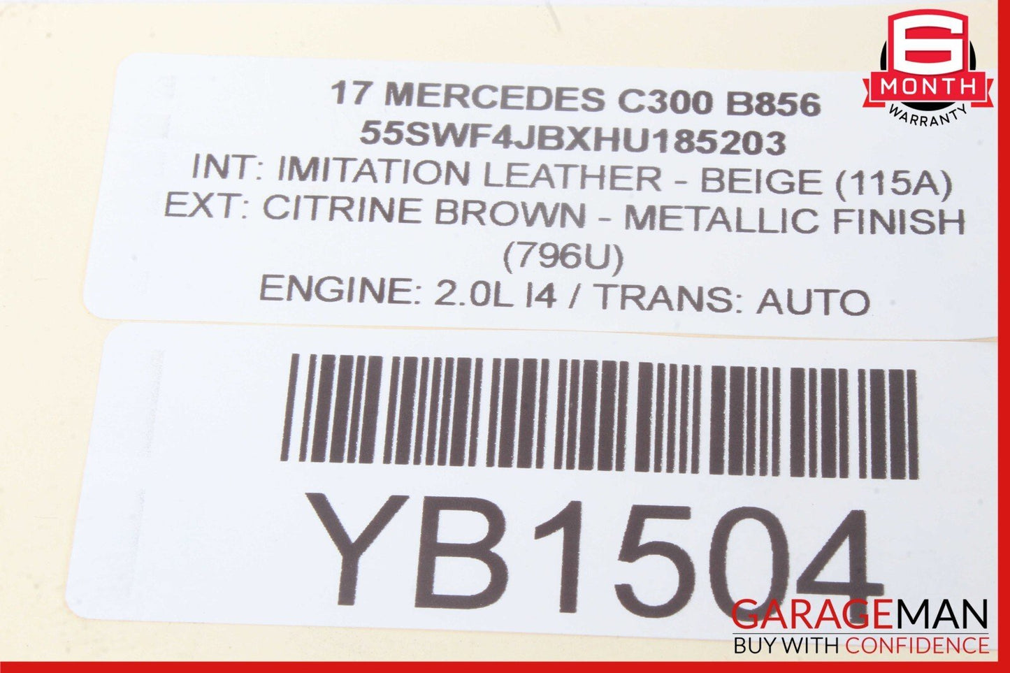 15-20 Mercedes C300 GLC300 E300 Communication Computer Control Module Unit OEM