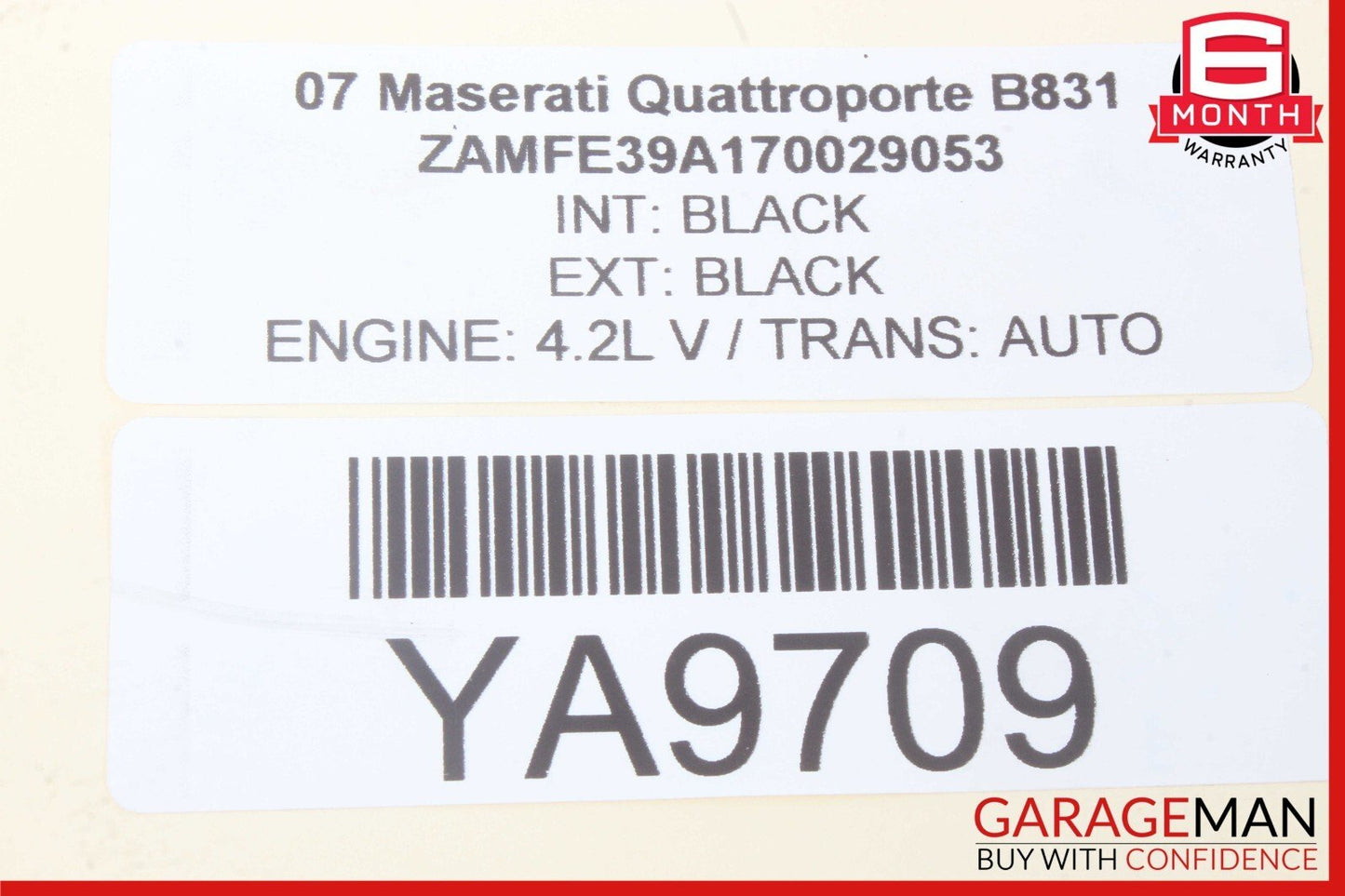 03-19 Maserati Quattroporte M139 Windshield Wiper Control Module 212916 OEM
