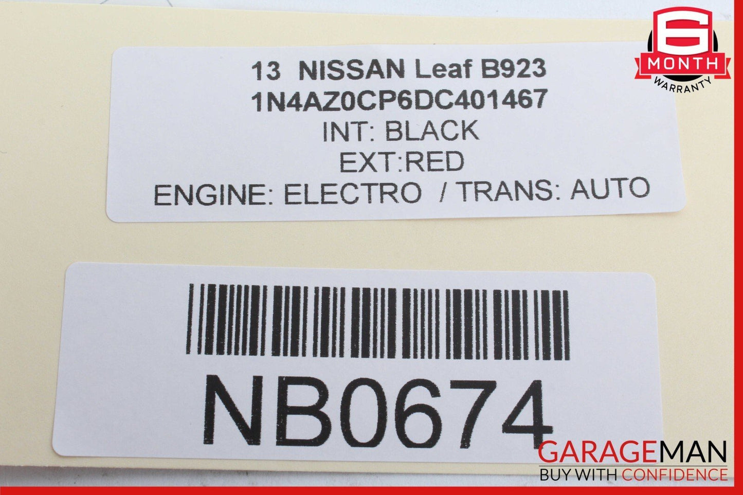 11-17 Nissan Leaf Gear Shifter Surround Trim Plastic 969ZW3NL0A