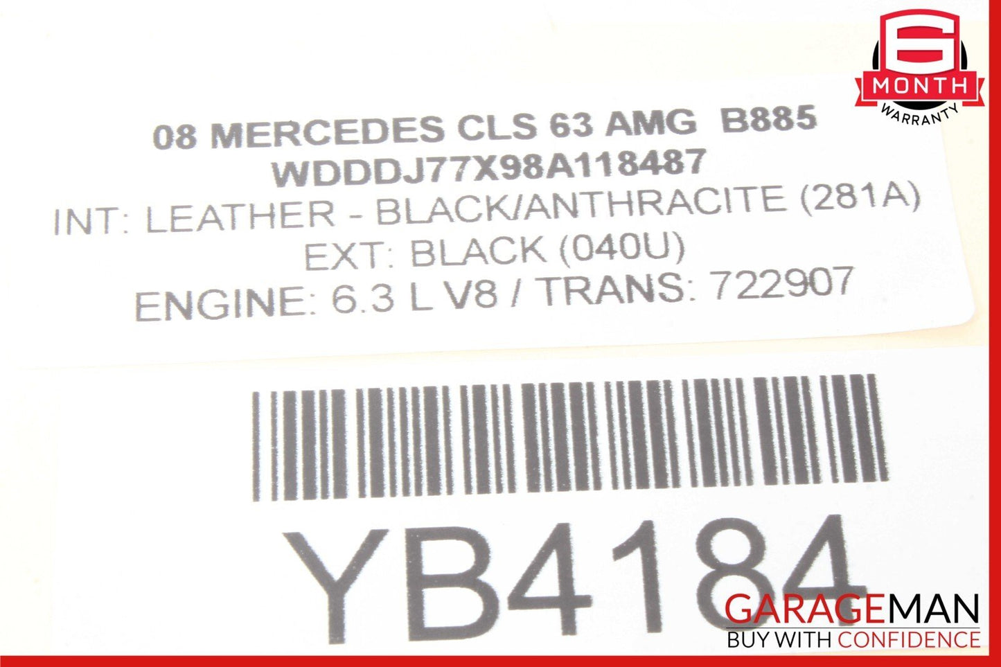 07-11 Mercedes W219 CLS63 AMG Fuel Pump Motor Control Module 0355400245 OEM