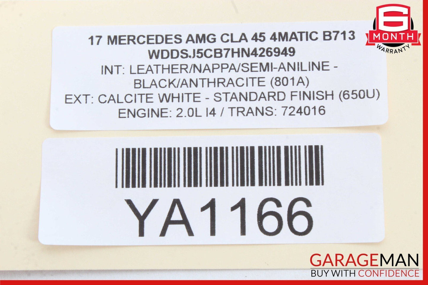 14-18 Mercedes W117 CLA250 Front Center AC A/C Air Vent Trim Nozzle Grill Cover