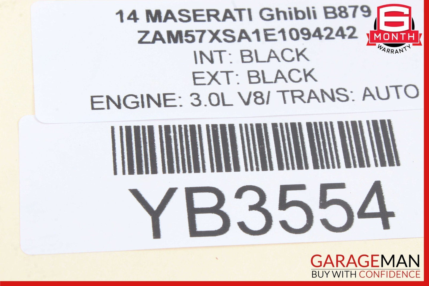14-17 Maserati Ghibli S Fuse Relay Box Control Module Unit 670036299 OEM