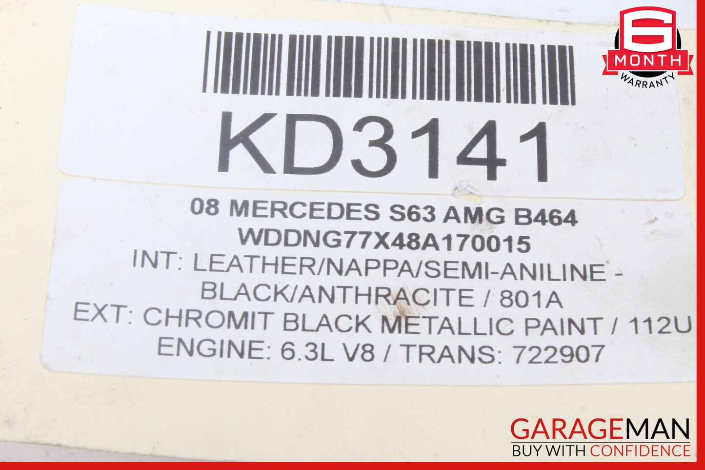 07-13 Mercedes W216 CL550 S65 AMG Keyless Go Control Module Unit 2218702392 OEM