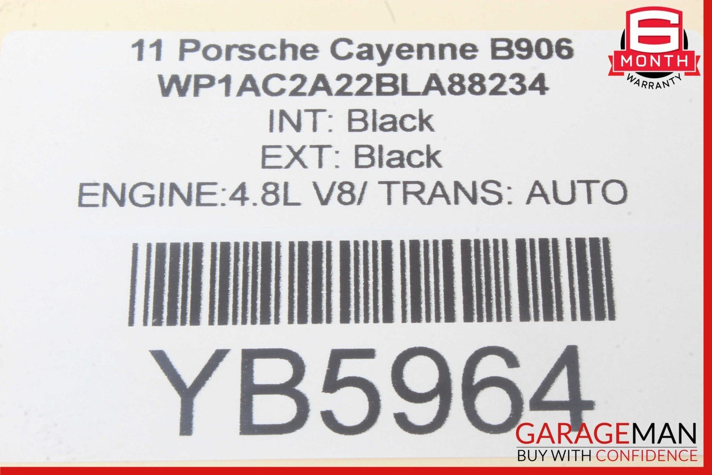 11-17 Porsche Cayenne 958 Rear Left Side Blind Spot Sensor Control Module Unit