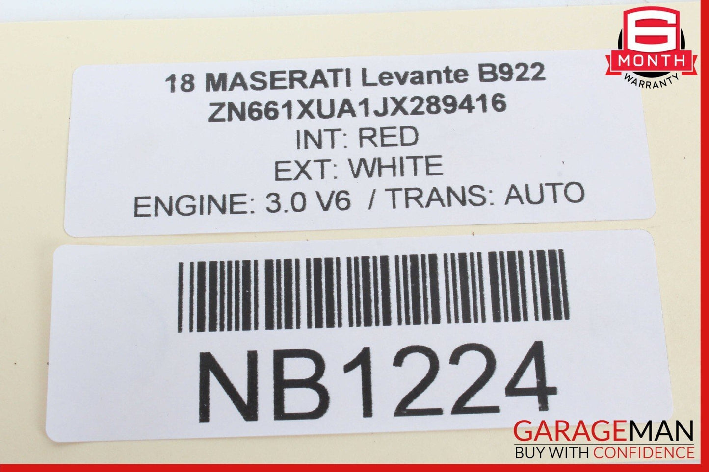 17-20 Maserati Levante M161 Park Parking Assist Control Module 670032406 OEM
