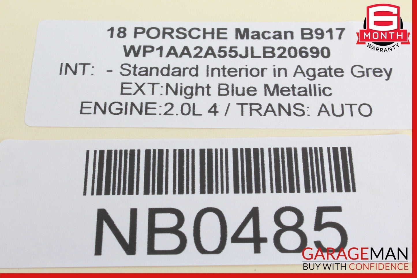 15-24 PORSCHE MACAN REAR LEFT SIDE DOOR CONTROL MODULE OEM 4H0959795P