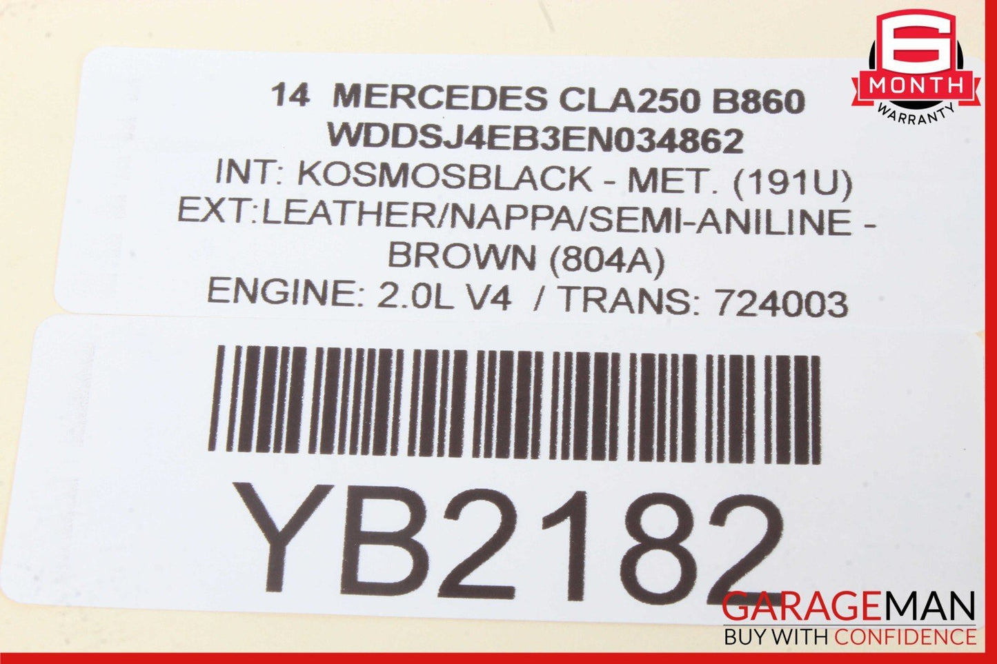 14-19 Mercedes W117 CLA250 Parking Brake Release Handle 2469050451 OEM
