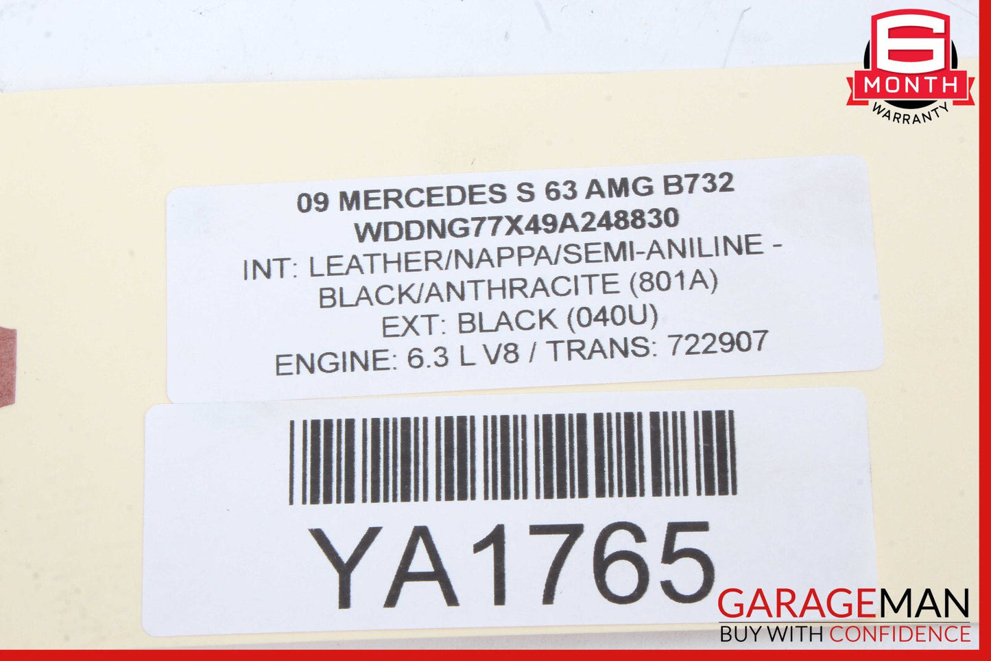 07-10 Mercedes W221 S63 CL63 CL600 Keyless Go Control Module Unit OEM