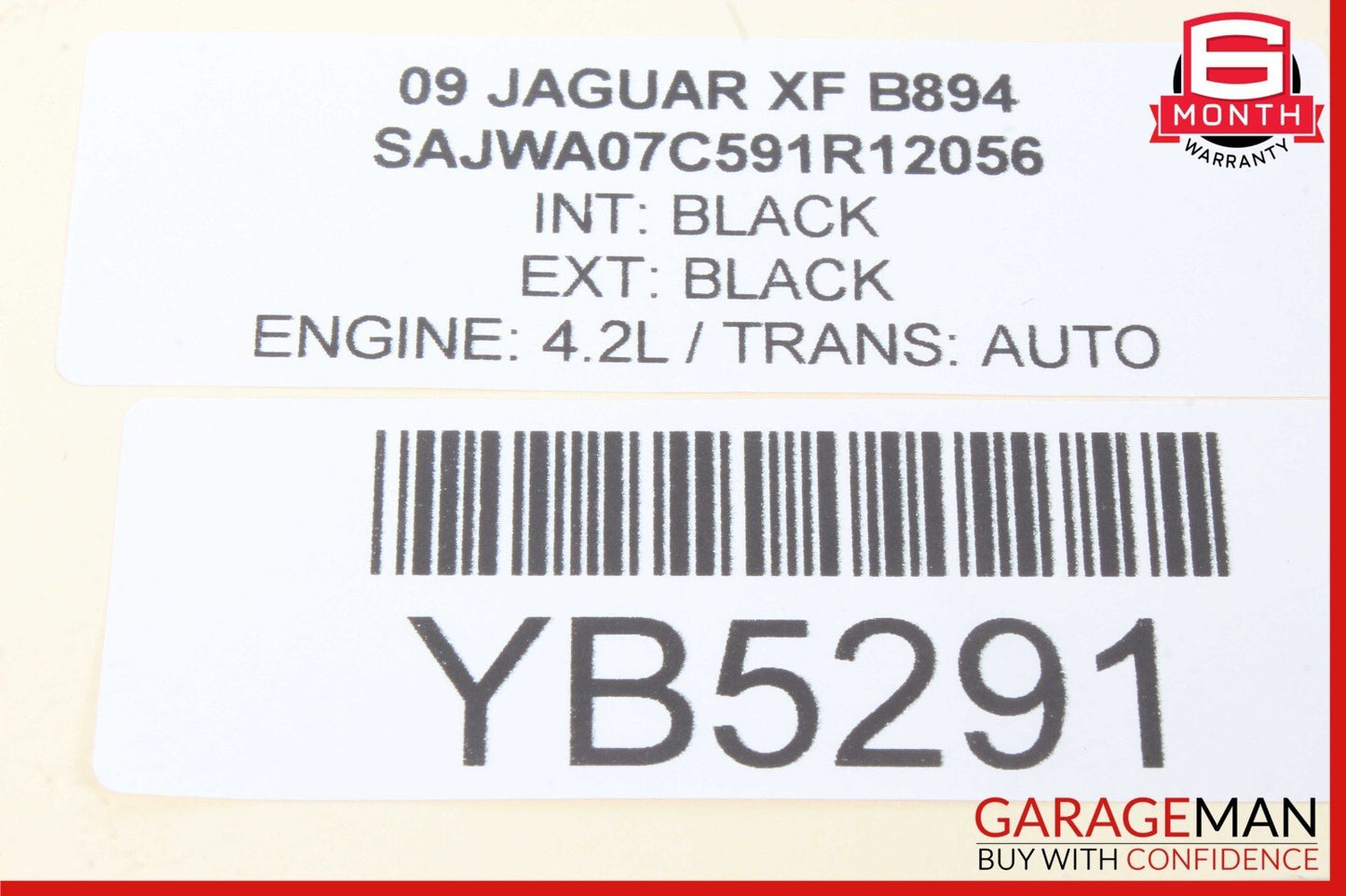 09-15 Jaguar XF Parking Brake Control Module Unit 8X232C496AD OEM