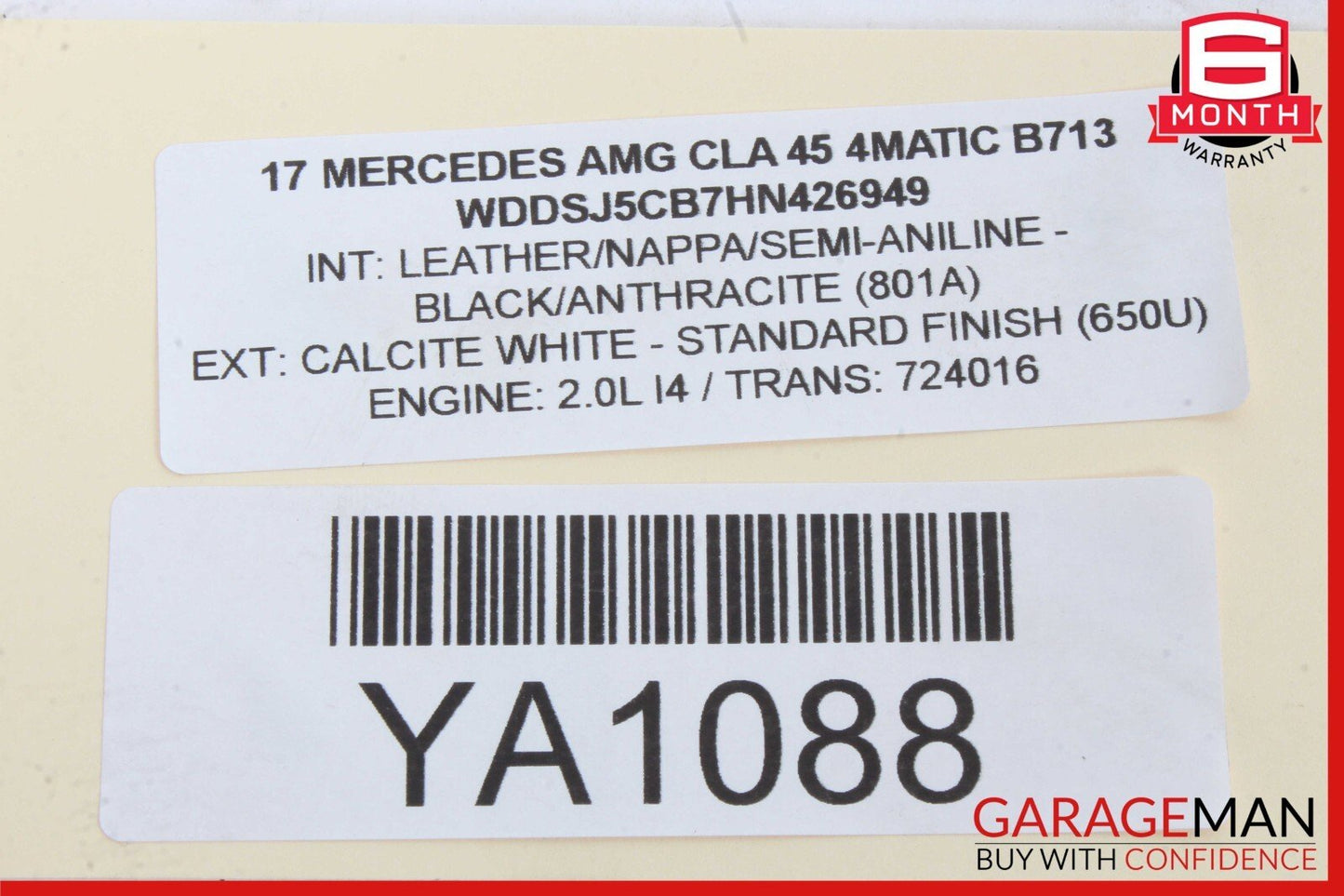 12-20 Mercedes W117 CLA45 AMG SLK350 Hand Parking Brake Control Module OEM