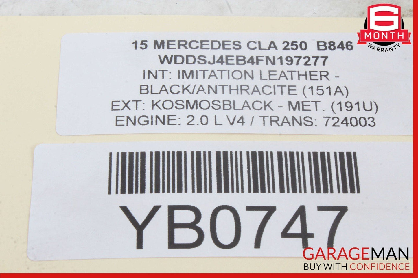 12-20 Mercedes W117 CLA250 SLK350 Hand Parking Brake Controller Module Unit OEM