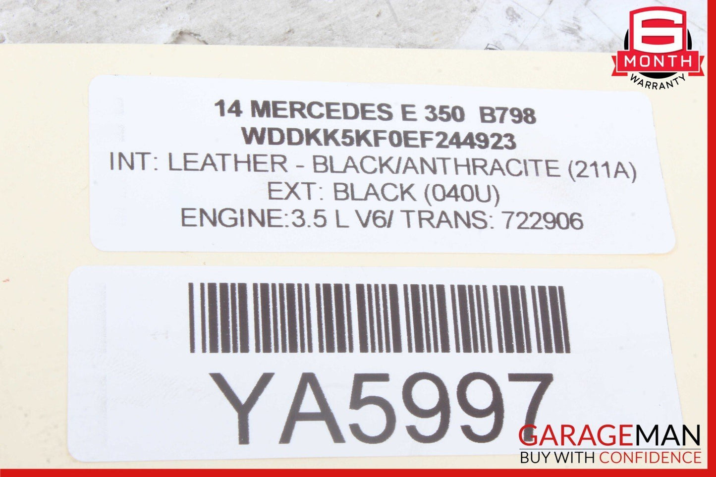 15-17 Mercede W207 E350 E400 ML350 Active Lane Assist Module Camera 360° OEM