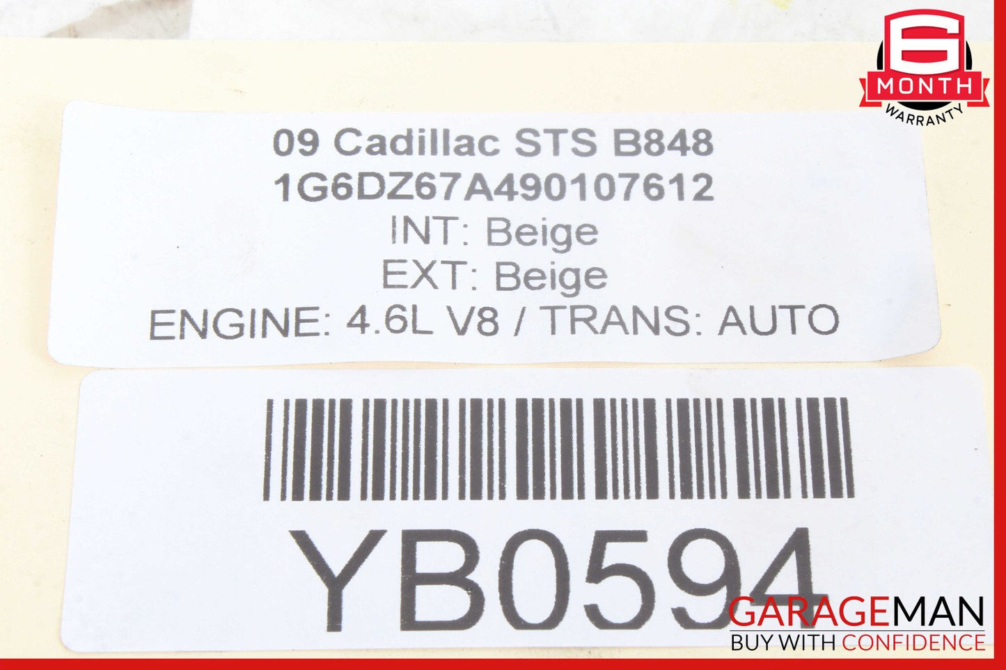 05-11 Cadillac STS Rear Right Door Lock Control Module OEM