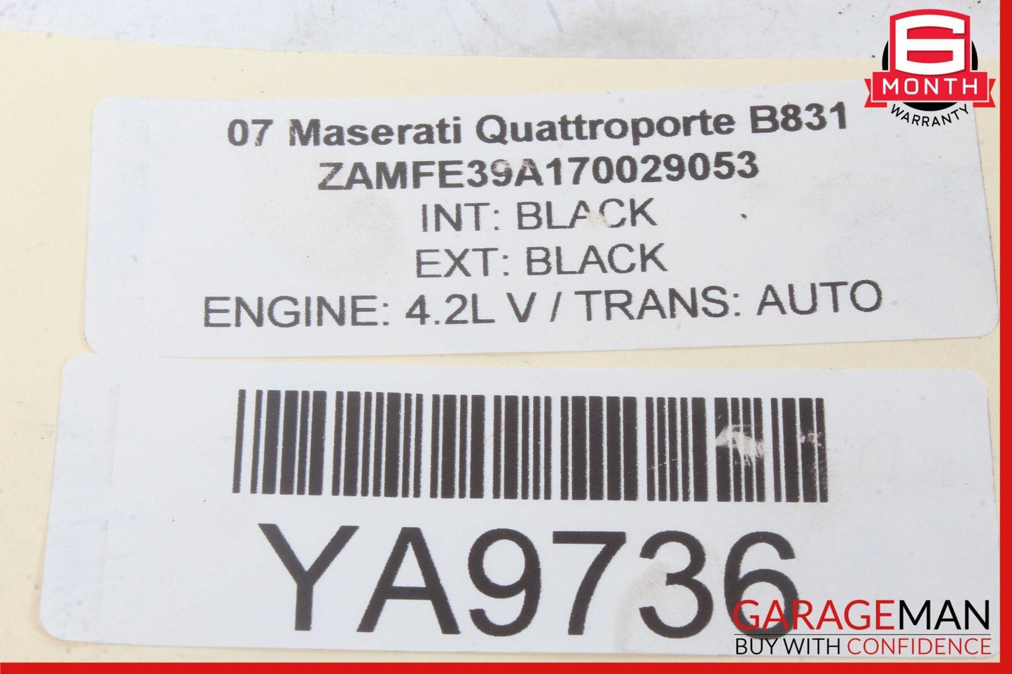 03-19 Maserati Quattroporte M139 Engine Vacuum Reservoir Tank OEM
