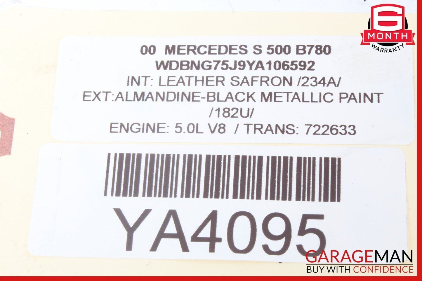 00-06 Mercedes W220 S500 CL500 SL500 Communication Voice Control Module Unit