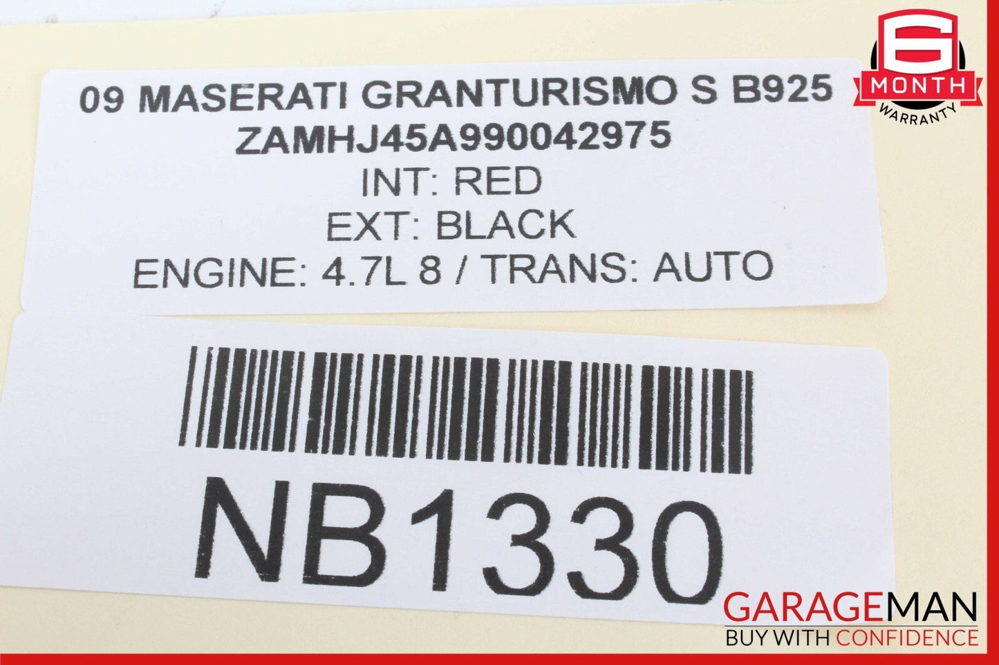 08-19 Maserati GranTurismo M145 Top Roof Control Module 236955 OEM