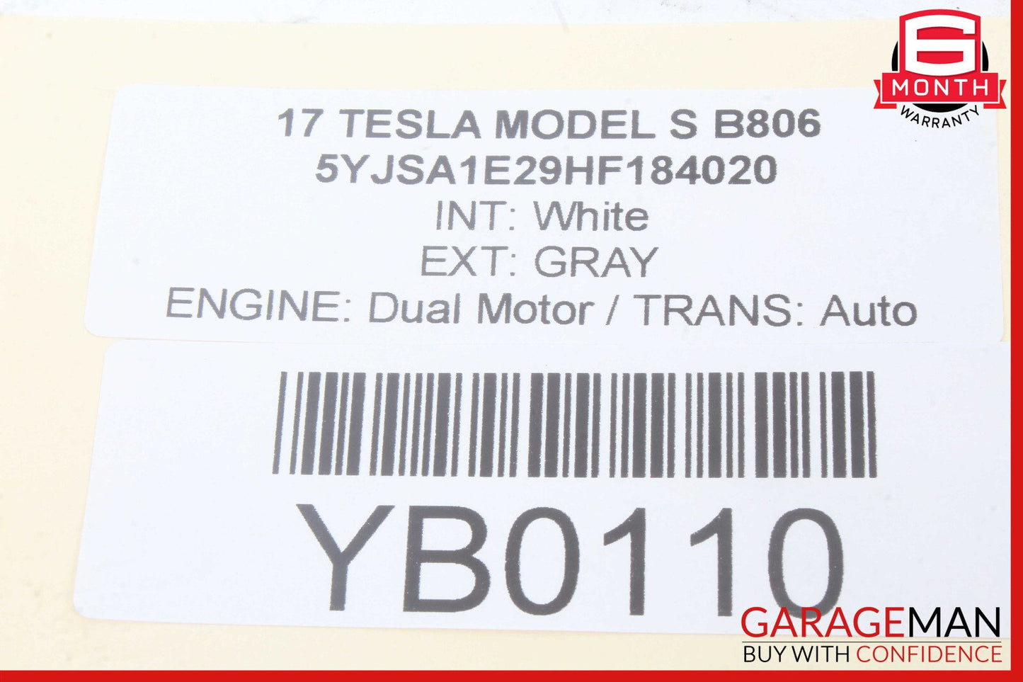16-20 Tesla Model S Auxiliary Electric Coolant Water Pump OEM