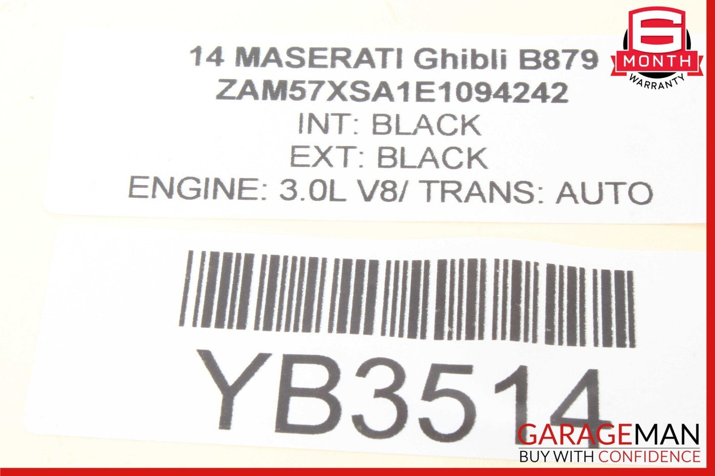 14-17 Maserati Ghibli Dash Dashboard Instrument Panel Analog Clock Assembly OEM
