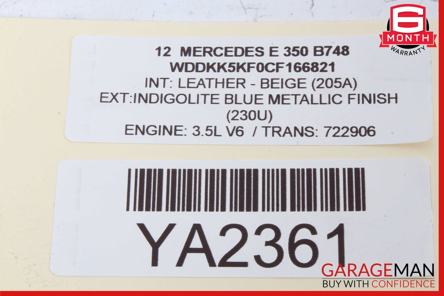 12-14 Mercedes W207 E350 S550 C250 Distronic Adaptive Cruise Control Module OEM