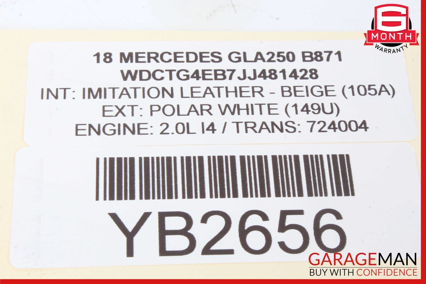15-20 Mercedes X156 GLA250 Front Right or Left Outer Dash A/C AC Air Vent Trim