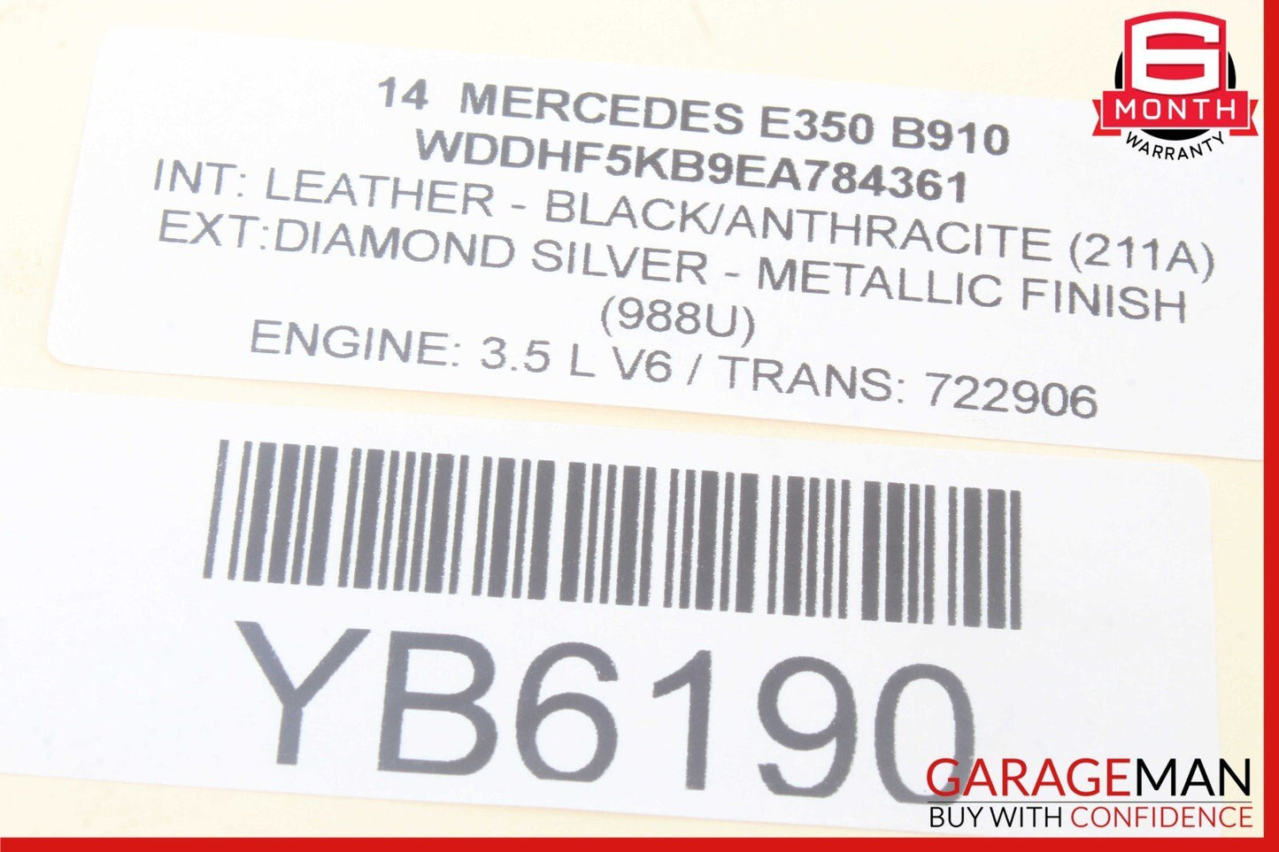 08-18 Mercedes W212 E350 C300 Front Left Driver Side Door Control Module OEM