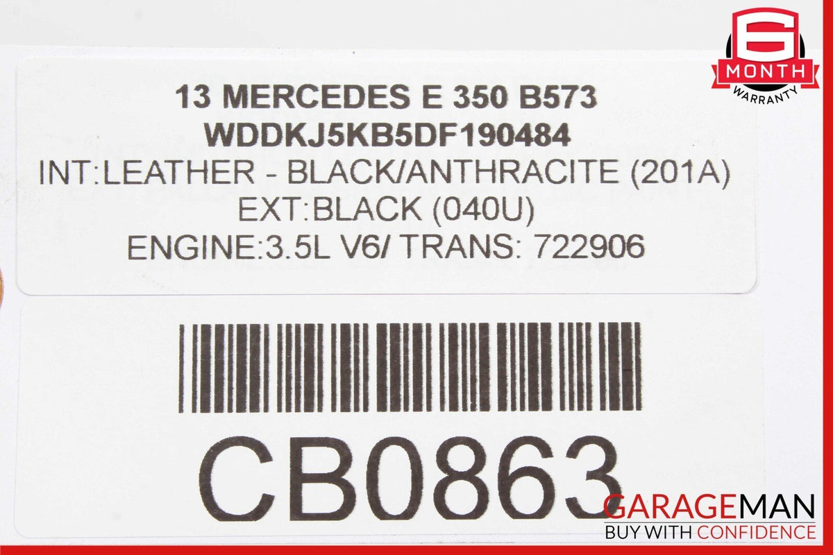 12-16 Mercedes W207 E350 GLK350 ECU Engine Control Module Unit OEM
