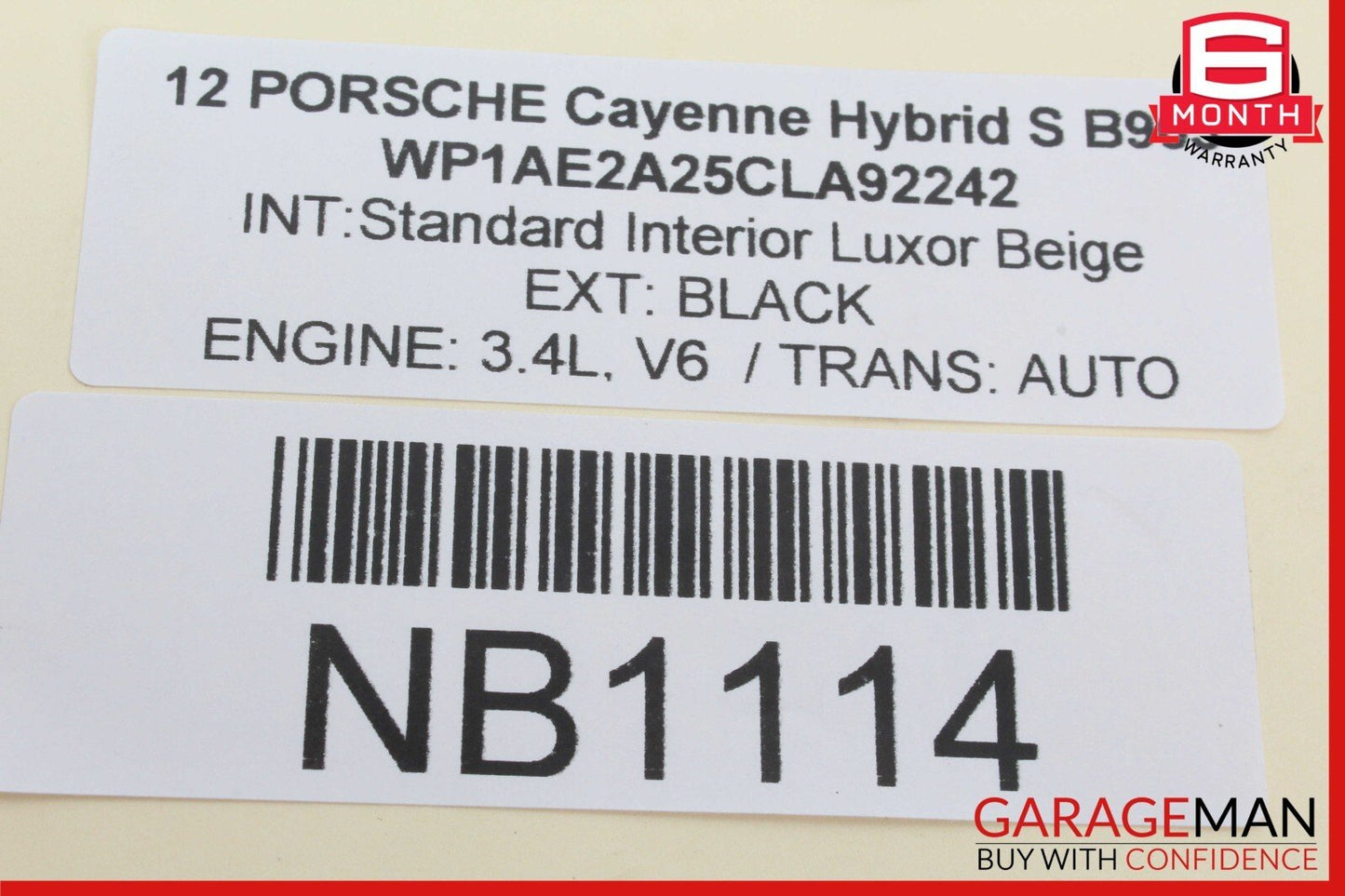 11-18 Porsche Cayenne 958 Front Left Side Door Window Regulator Motor Unit OEM