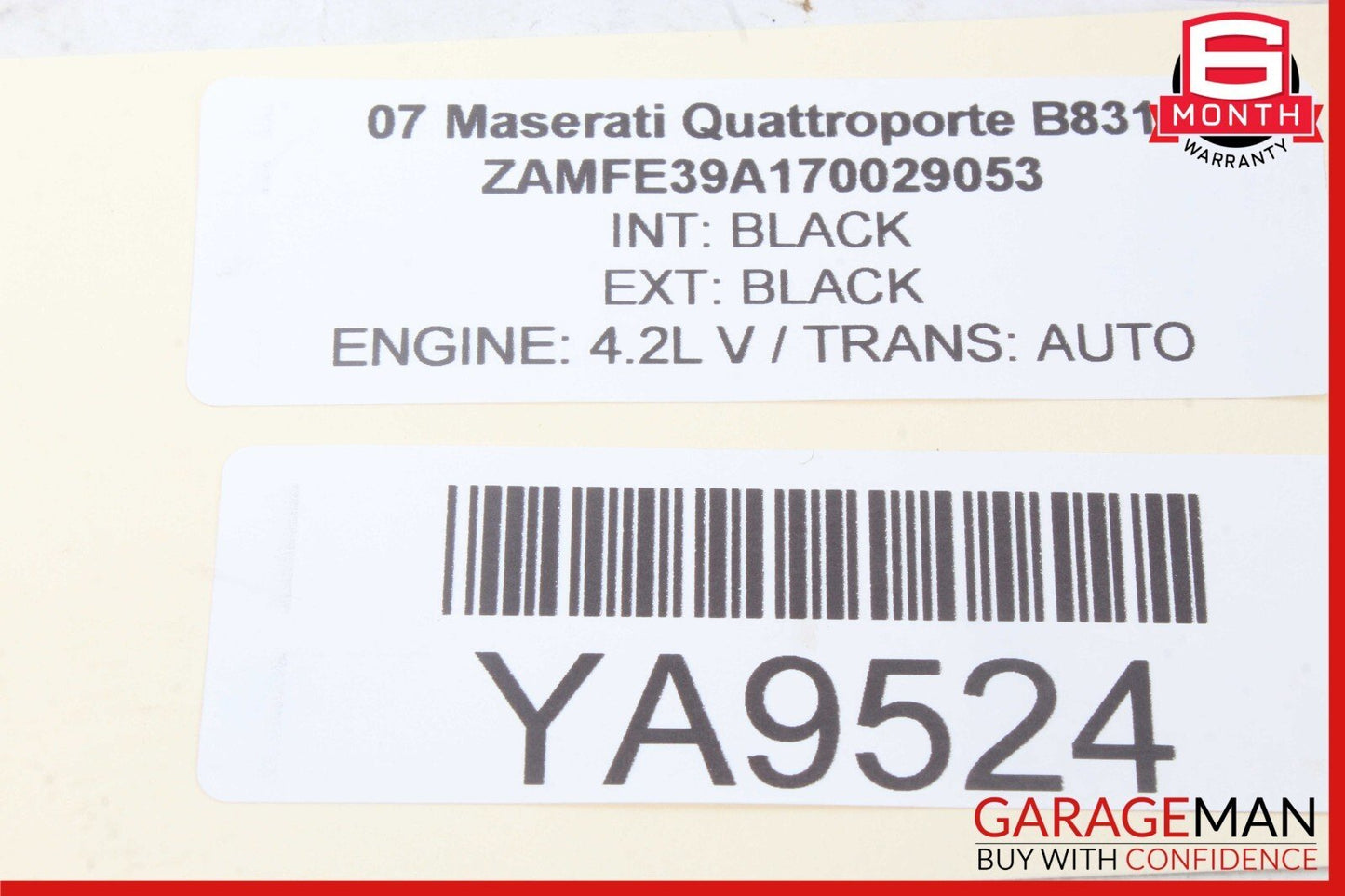04-08 Maserati Quattroporte M139 Rear Trunk Lid Fuse Relay Junction Box OEM