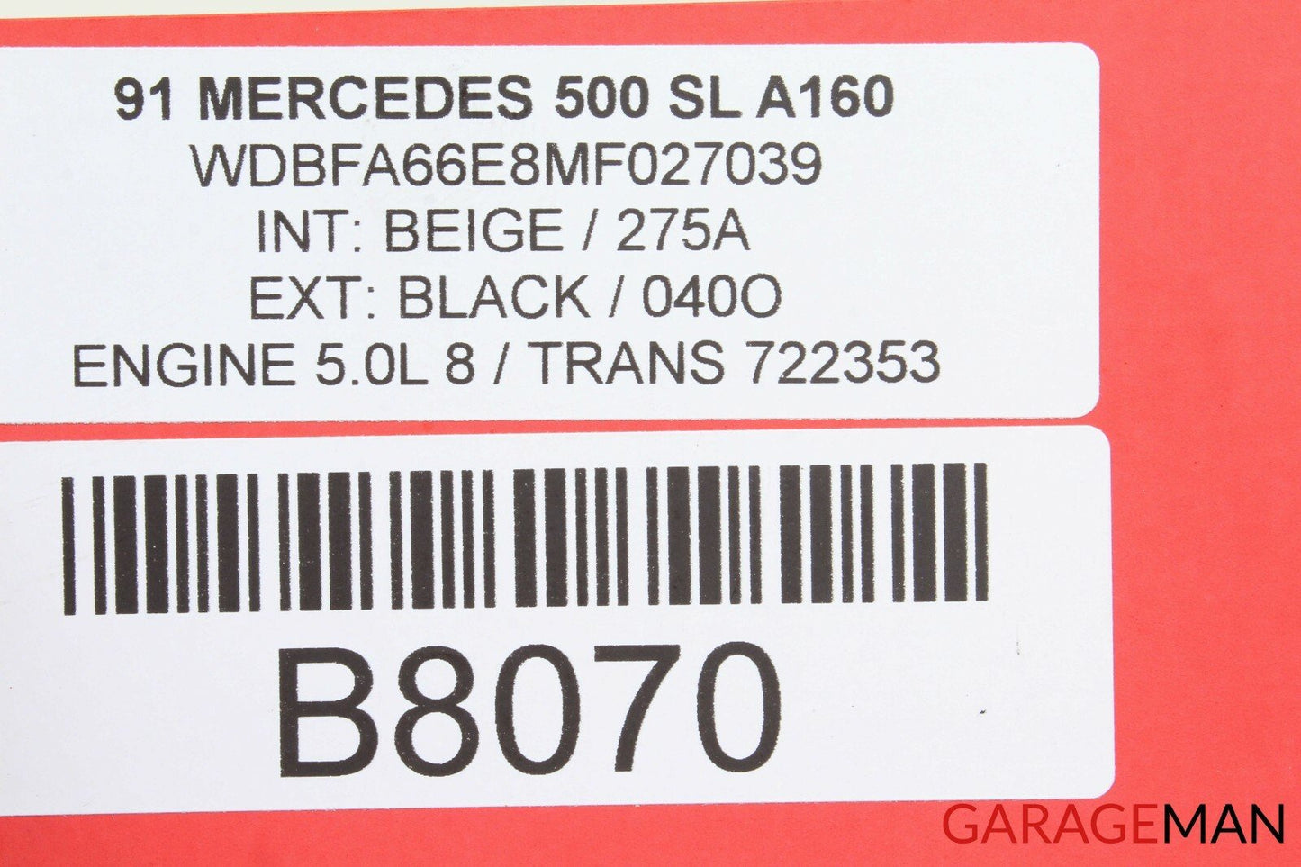 90-02 MERCEDES R129 500SL SL320 SL600 TOP HYDRAULIC VALVE BLOCK OEM
