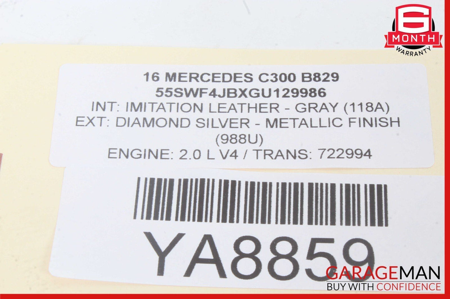 15-20 Mercedes W205 C300 GLC43 AMG Right Side Outer Dash Air A/C Vent Grille OEM