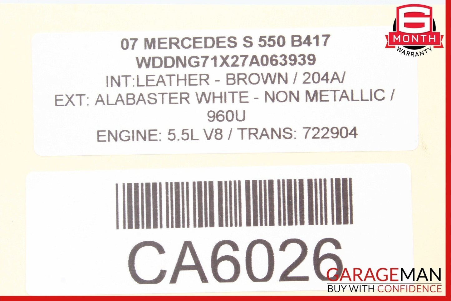 07-14 Mercedes W221 S550 CL550 CL600 Air Suspension Supply Valve Block Module