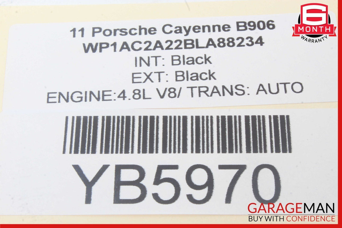11-17 Porsche Cayenne 958 Front Right Side Door Computer Control Module Unit