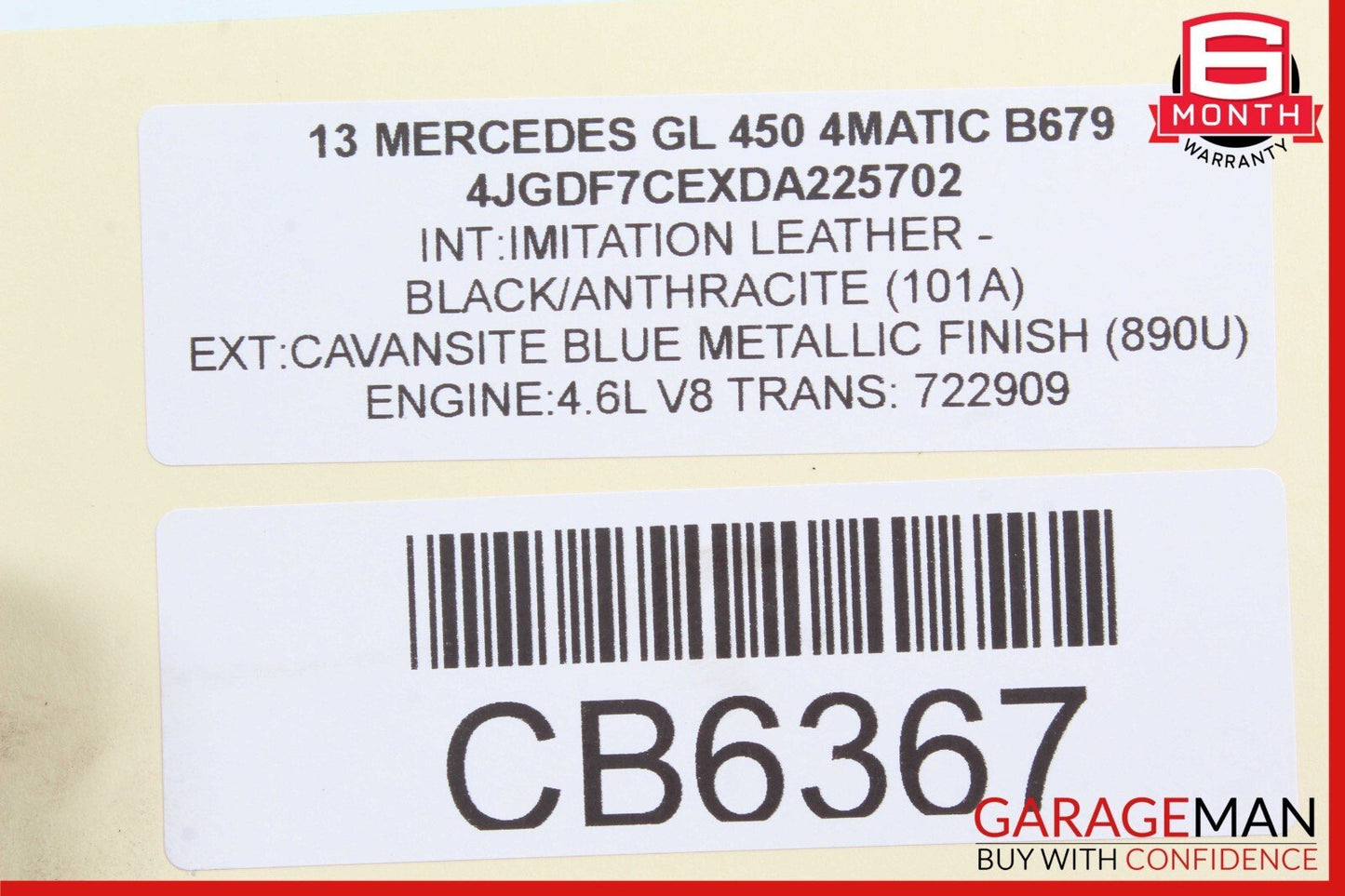 03-13 Mercedes X166 GL450 E350 Auxiliary Water Pump 2118350364 OEM