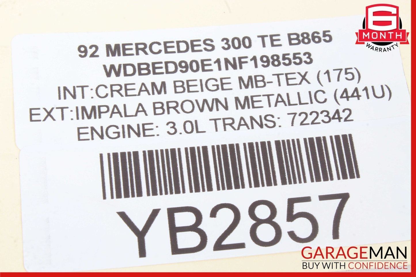 86-95 Mercedes W124 300TE E320 260E Engine Motor Mount Bracket Right Side OEM