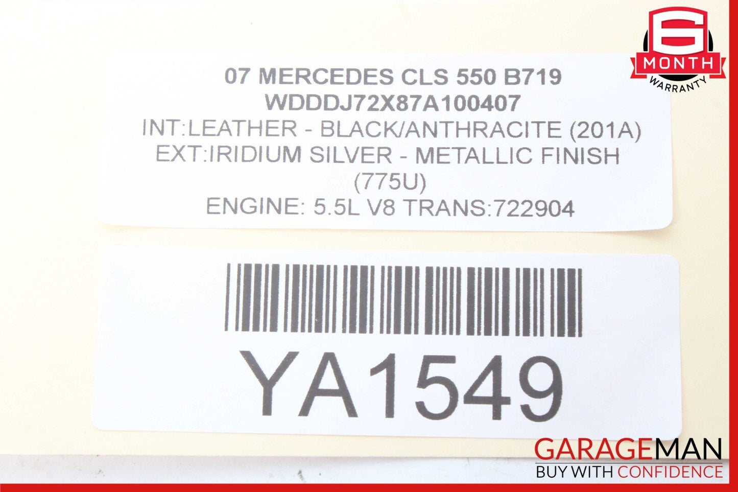 07-14 Mercedes W216 CL550 S550 Headlight Switch Night Vision Control OEM