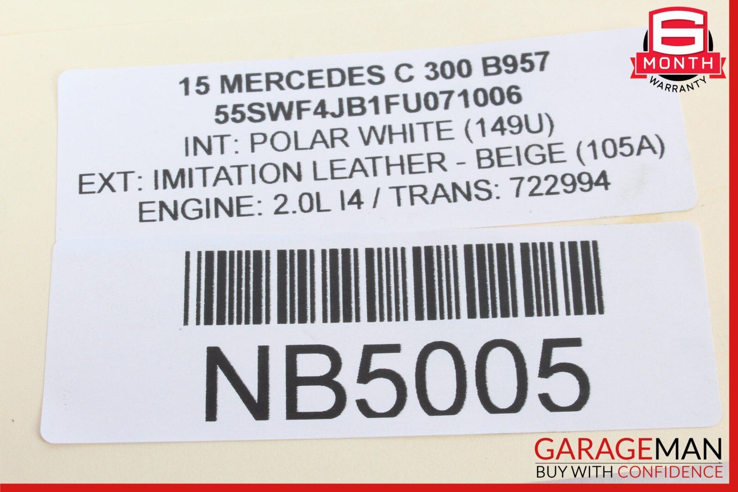 15-18 Mercedes W205 C300 C400 Master Cylinder Power Brake Booster OEM