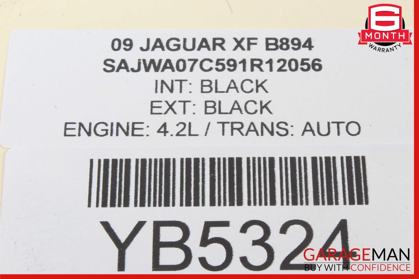 09-11 Jaguar XF Rear Right Door Control Module 7G9T14B534AD OEM