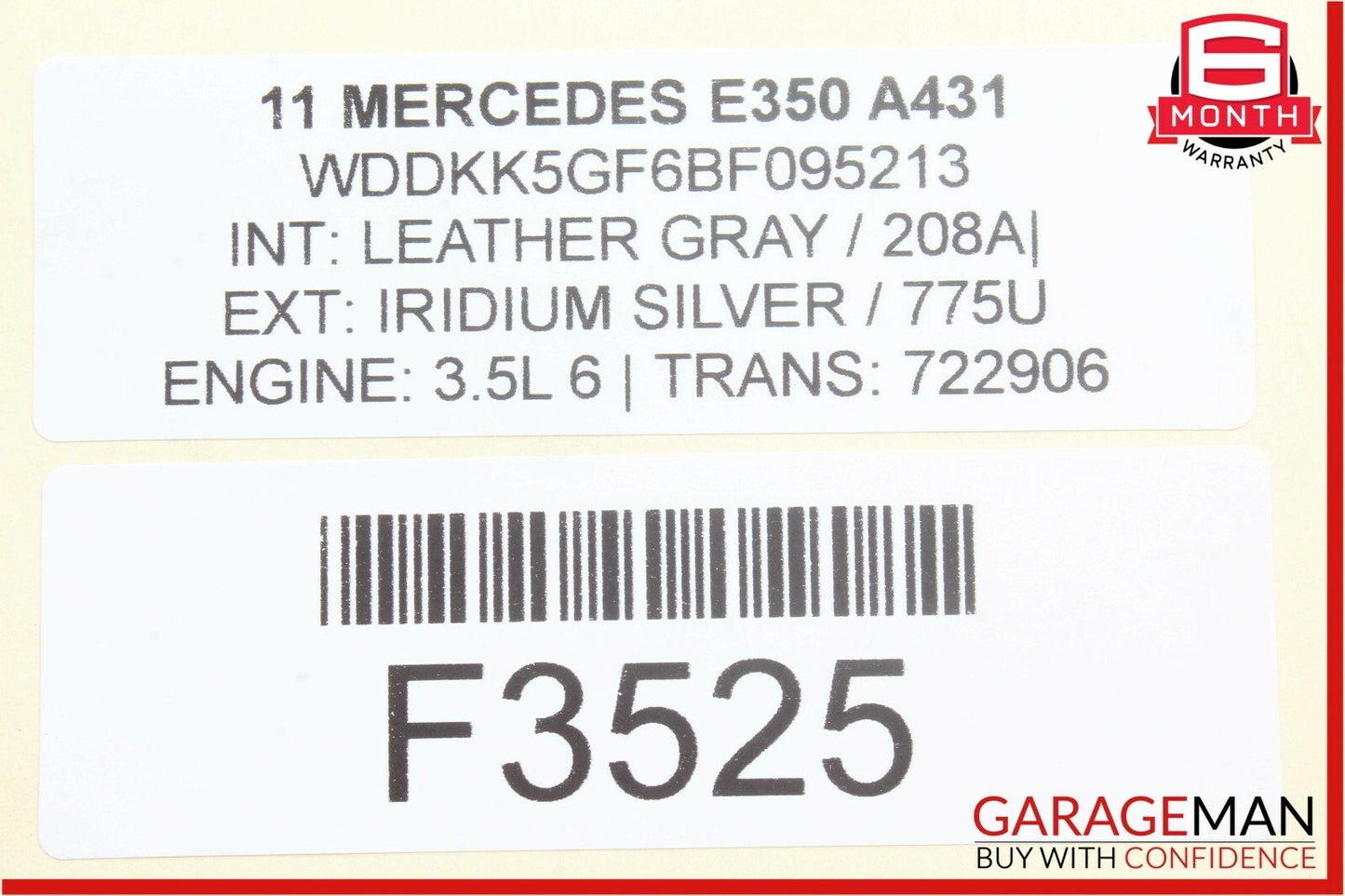10-13 Mercedes W207 E350 E550 E63 AMG Front Right Side Door Control Module OEM