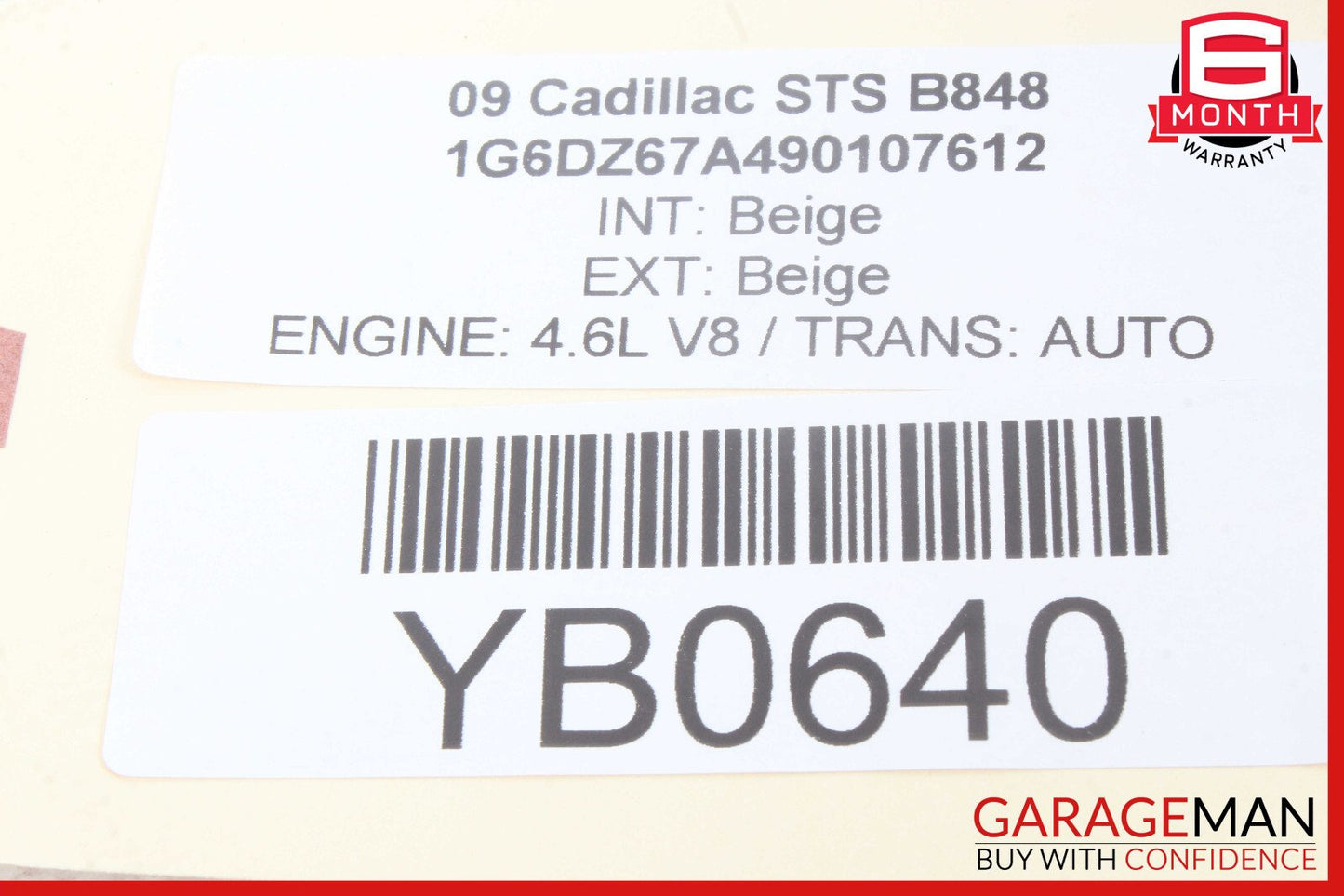 05-11 Cadillac STS Dash Information Display Control Switch OEM