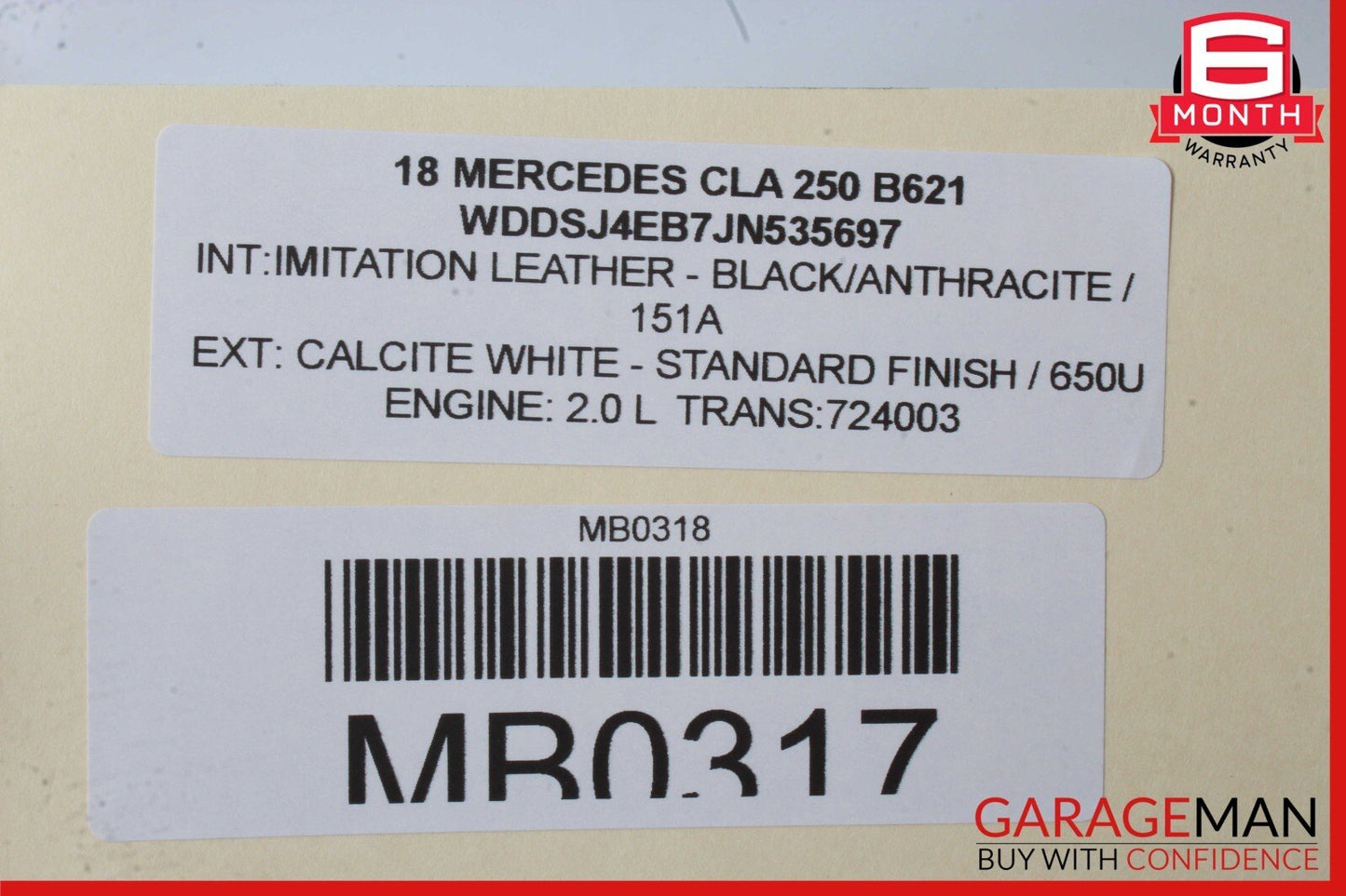 14-18 Mercedes W117 CLA250 Front Center AC A/C Air Vent Nozzle Trim Grill OEM