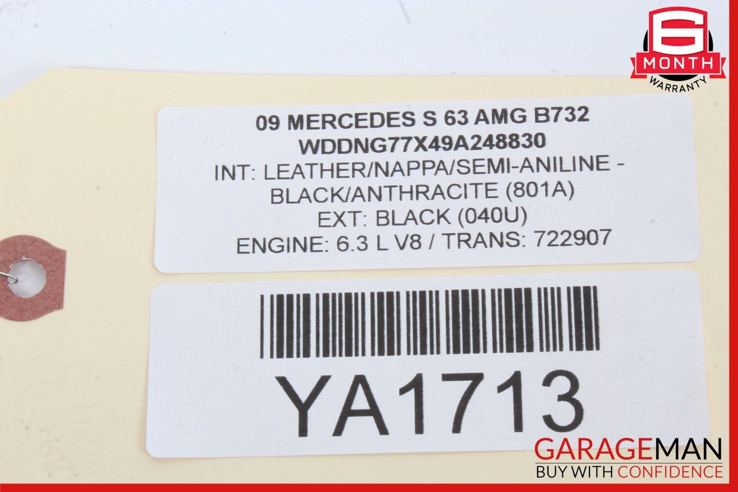 07-14 Mercedes W221 S63 CL550 Electronic Parking Button Switch Control Module