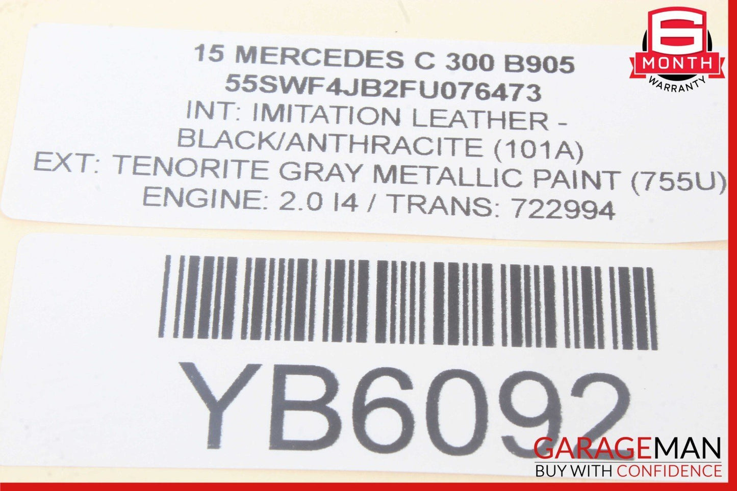 08-17 Mercedes W205 C300 E350 Trunk Lid Latch Lock Actuator OEM