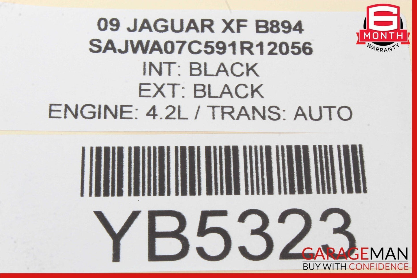 09-11 Jaguar XF Rear Left Door Control Module 7G9T14B534AD OEM