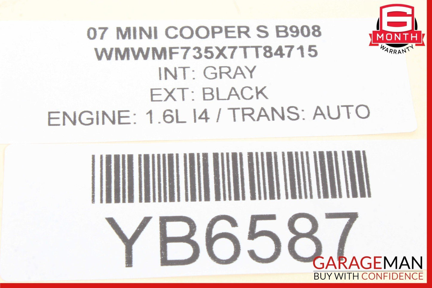 07-13 Mini Cooper Dash Center Left Driver Side Air Vent Grill Duct OEM